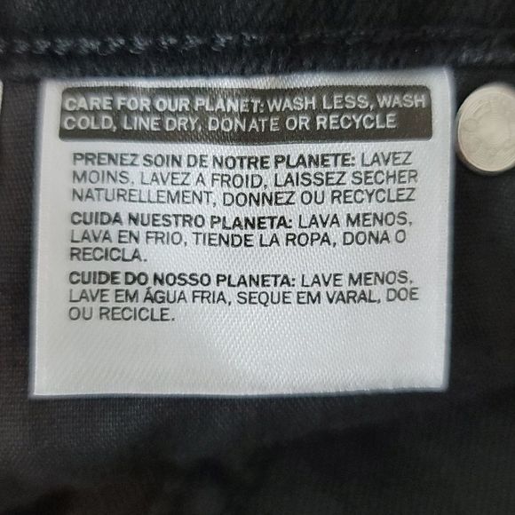 Levi's 505 Straight Black Jeans - Picture 9 of 12